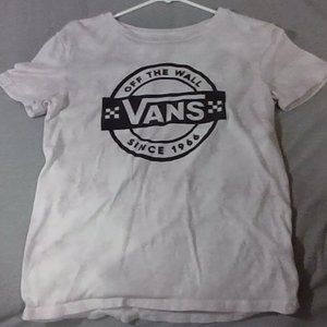 VANS shirt, light pink, tie dye